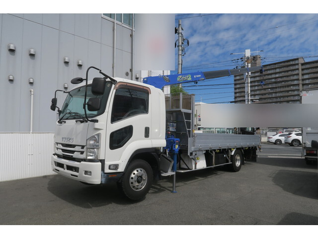 ISUZU Forward Truck (With 4 Steps Of Cranes) TKG-FRR90T2 2015 552,387km