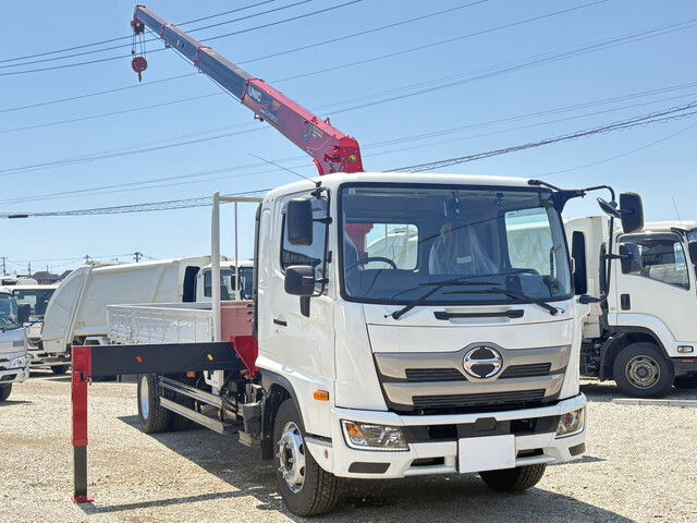 HINO Ranger Truck (With 4 Steps Of Cranes) 2KG-FE2ACA 2025 1,247km_1