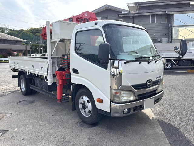 HINO Dutro Truck (With 4 Steps Of Cranes) SKG-XZU650M 2012 490,146km