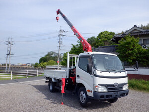 HINO Dutro Truck (With 3 Steps Of Cranes) BKG-XZU344M 2011 111,166km_1
