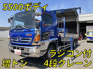HINO Ranger Truck (With 4 Steps Of Cranes) QKG-FE7JLAA 2014 651,670km_1