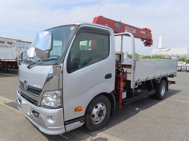HINO Dutro Truck (With 6 Steps Of Cranes) TKG-XZU710M 2015 44,500km