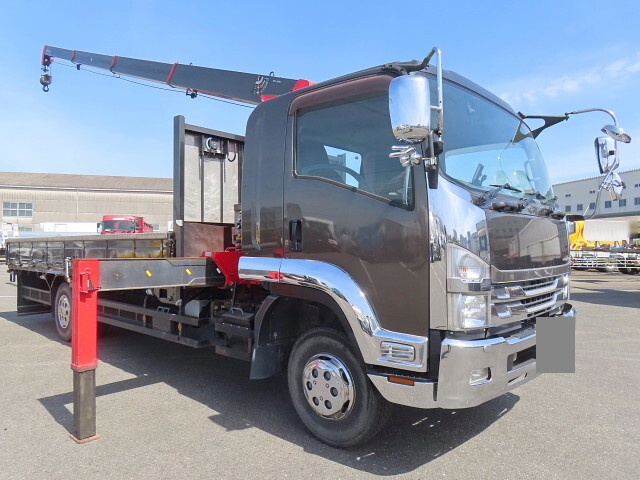 ISUZU Forward Truck (With 4 Steps Of Cranes) TKG-FRR90S2 2015 302,000km