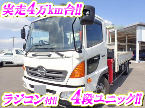 HINO Ranger Truck (With 4 Steps Of Unic Cranes) TKG-FC9JKAP 2013 40,000km
