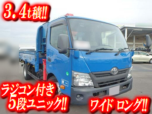 TOYOTA Dyna Truck (With 5 Steps Of Unic Cranes) TKG-ZU710 2012 145,000km_1