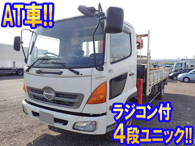 HINO Ranger Truck (With 4 Steps Of Unic Cranes) BDG-FC6JKWA 2011 69,000km