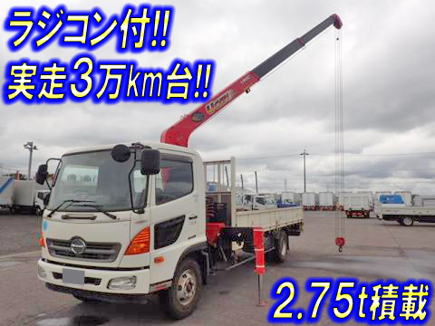 HINO Ranger Truck (With 3 Steps Of Unic Cranes) TKG-FC9JKAP 2012 32,000km