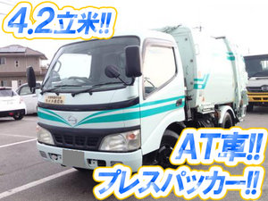 HINO Dutro Garbage Truck PB-XZU301X 2005 105,000km_1