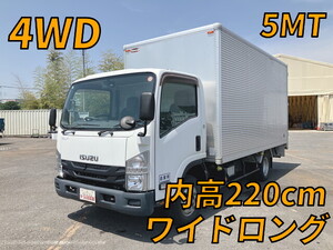 ISUZU Elf Aluminum Van TKG-NPS85AN 2018 158,183km_1