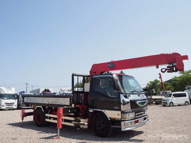 MITSUBISHI FUSO Canter Truck (With 5 Steps Of Cranes) KK-FE53EEV 2002 111,566km_1