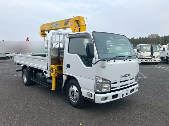 ISUZU Elf Truck (With 4 Steps Of Cranes) TKG-NKR85AR 2012 47,348km_1