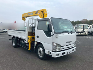 ISUZU Elf Truck (With 4 Steps Of Cranes) TKG-NKR85AR 2012 47,348km_1
