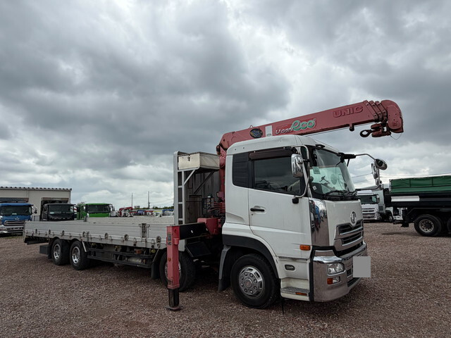UD TRUCKS Quon Truck (With 4 Steps Of Cranes) PKG-CG4ZA 2008 521,497km_1
