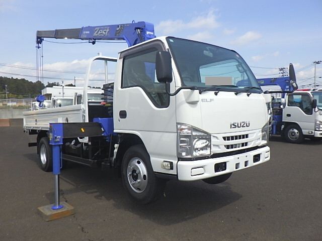 ISUZU Elf Truck (With 3 Steps Of Cranes) TPG-NKR85AR 2018 494,412km_1