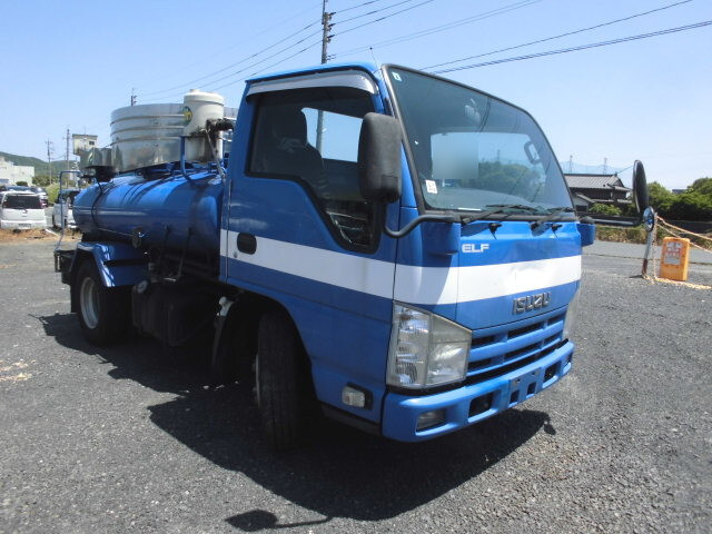 ISUZU Elf Vacuum Truck BKG-NKR85AN 2009 142,766km_1