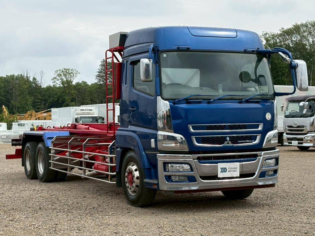 MITSUBISHI FUSO Super Great Container Carrier Truck QPG-FV60VZ 2015 494,000km