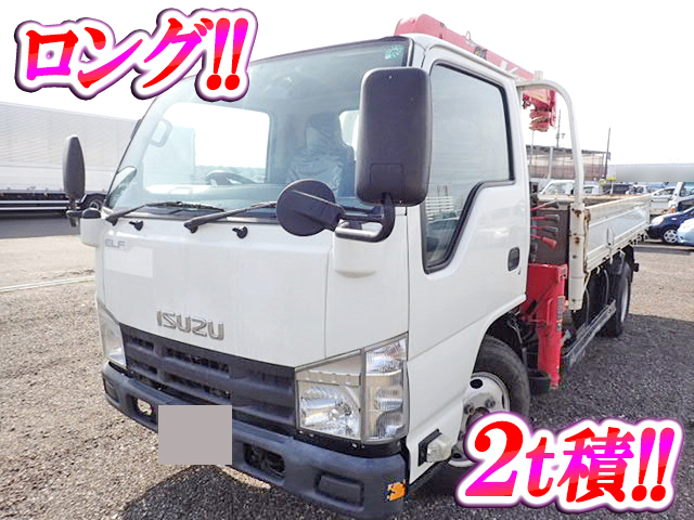 ISUZU Elf Truck (With 3 Steps Of Unic Cranes) BKG-NKR85AR 2011 74,000km