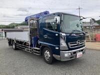 HINO Ranger Truck (With 4 Steps Of Cranes) BDG-FE8JLWA 2009 162,179km_3