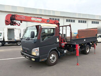 MITSUBISHI FUSO Canter Truck (With 4 Steps Of Cranes) PA-FE83DGY 2007 54,837km_1