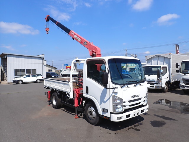 ISUZU Elf Truck (With 3 Steps Of Cranes) TRG-NMR85R 2016 99,200km