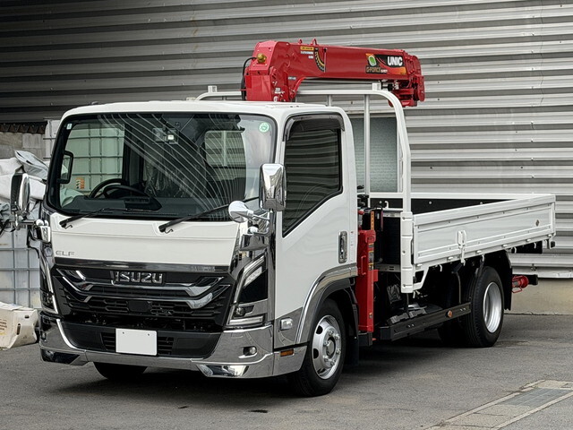 ISUZU Elf Truck (With 4 Steps Of Cranes) 2RG-NPR88AC 2025 300km