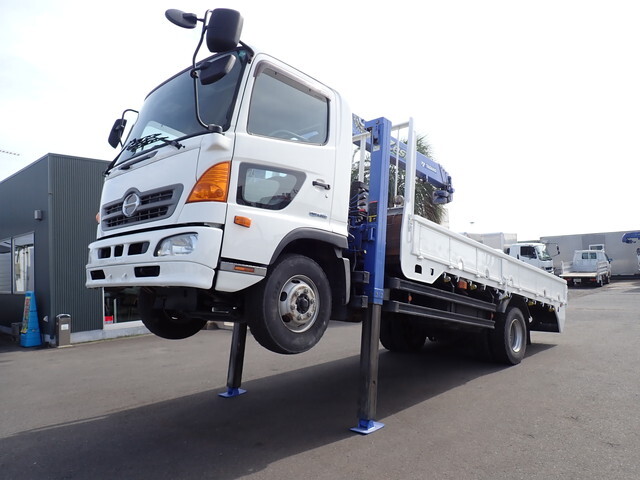 HINO Ranger Self Loader (With 4 Steps Of Cranes) TKG-GC7JJAA 2015 86,500km_1