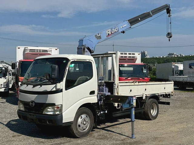 HINO Dutro Truck (With 3 Steps Of Cranes) BDG-XZU344M 2008 307,631km_1