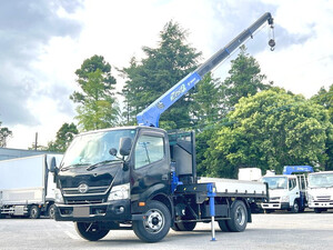 HINO Dutro Truck (With 4 Steps Of Cranes) TKG-XZU710M 2014 553,191km_1