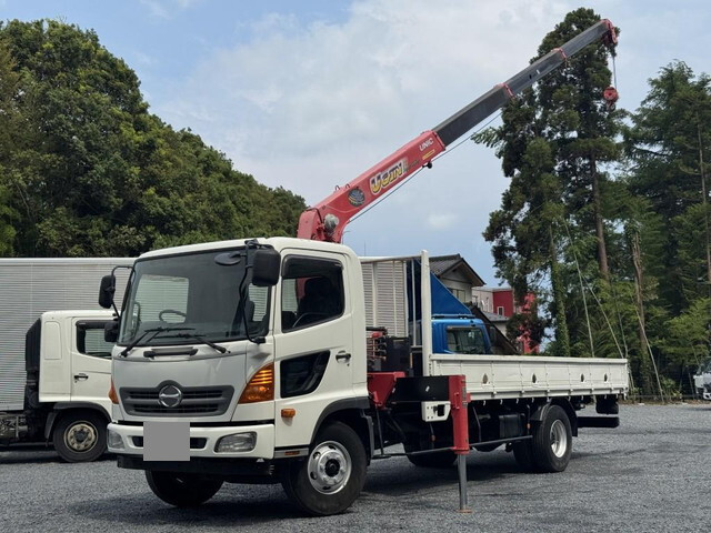 HINO Ranger Truck (With 4 Steps Of Cranes) TKG-FC9JKAP 2017 76,500km_1