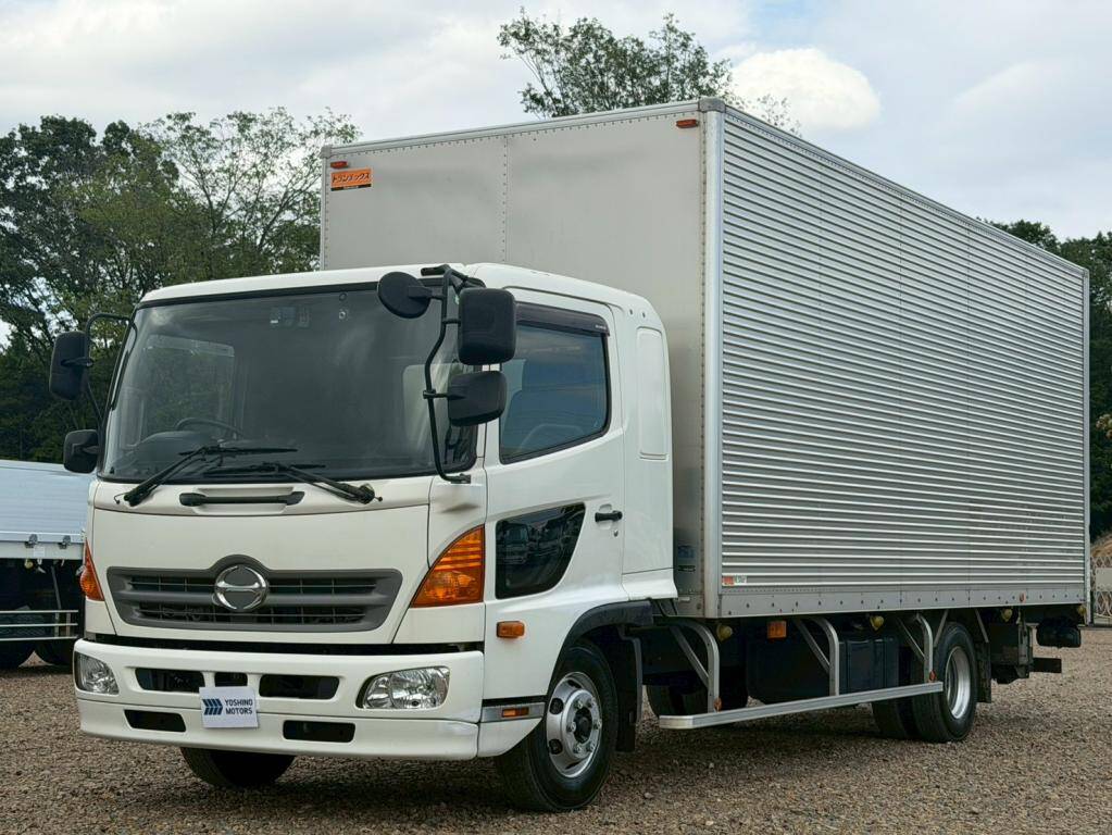 HINO Ranger Aluminum Van TKG-FD9JLAA 2017 386,000km