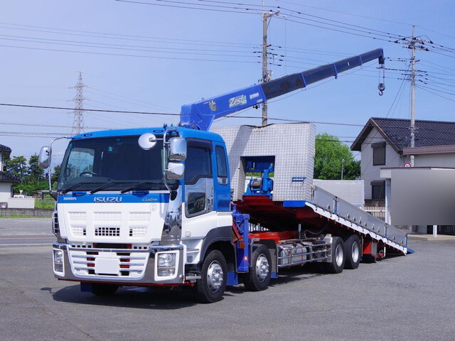 ISUZU Giga Safety Loader (With 5 Steps Of Cranes) QKG-CYJ77A 2014 553,000km