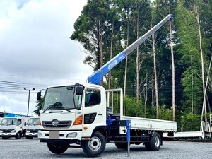 HINO Ranger Truck (With 4 Steps Of Cranes) TKG-FC9JKAP 2013 110,813km_1