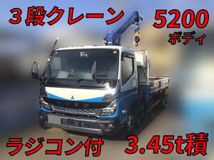 MITSUBISHI FUSO Canter Truck (With 3 Steps Of Cranes) 2PG-FEC90 2022 93,377km_1