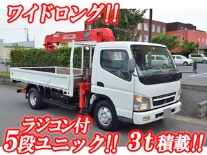 MITSUBISHI FUSO Canter Truck (With 5 Steps Of Cranes) KK-FE83EEN 2003 247,000km_1