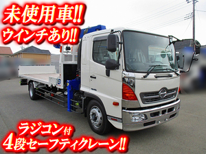 HINO Ranger Safety Loader (With 4 Steps Of Cranes) QKG-FE7JMAA 2017 1,000km_1