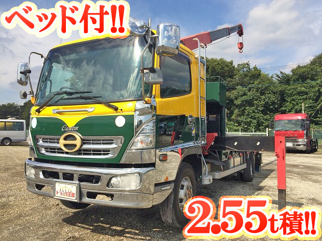 HINO Ranger Truck (With 3 Steps Of Unic Cranes) BDG-FD7JKWA 2007 217,819km