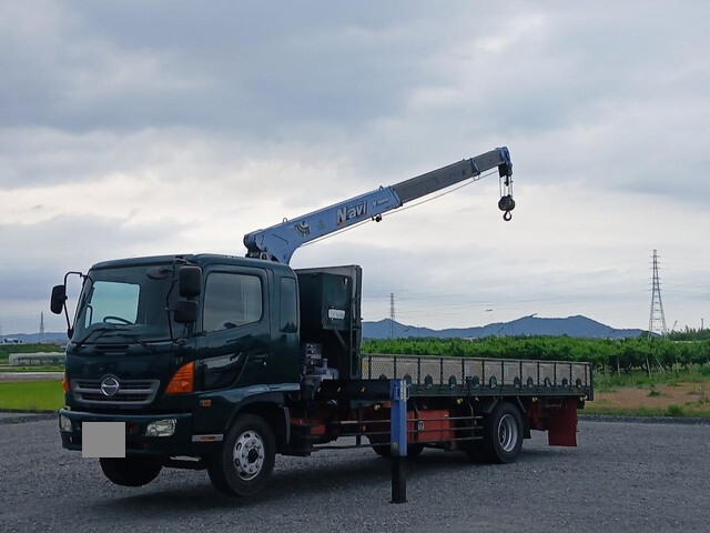 HINO Ranger Truck (With 4 Steps Of Cranes) BDG-FE8JMWG 2007 518,594km