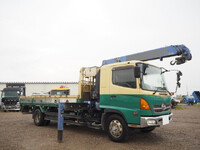 HINO Ranger Truck (With 4 Steps Of Cranes) BDG-FE7JLWA 2008 381,380km_1