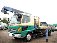 HINO Ranger Truck (With 4 Steps Of Cranes) BDG-FE7JLWA 2008 381,380km_3