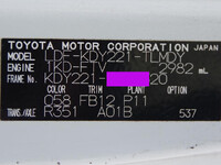 TOYOTA Toyoace Flat Body LDF-KDY221 2011 244,000km_28