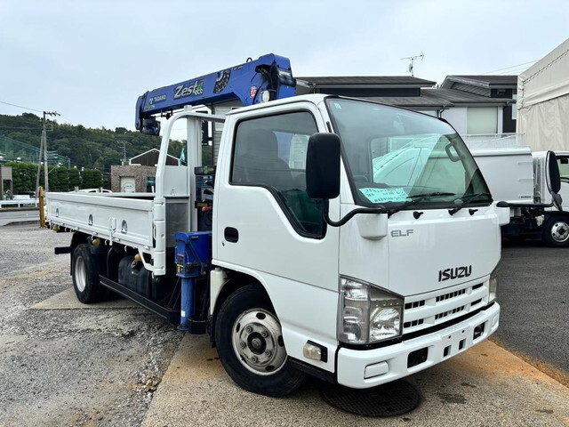 ISUZU Elf Truck (With 3 Steps Of Cranes) TKG-NKR85AR 2013 380,515km