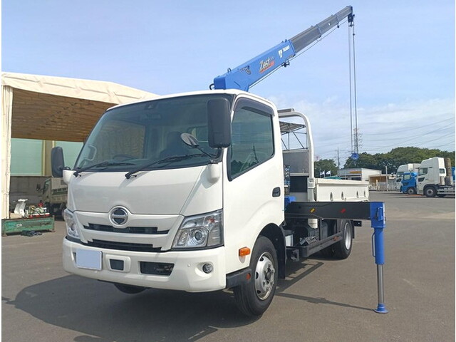 HINO Dutro Truck (With 4 Steps Of Cranes) 2RG-XZU712M 2023 17,242km_1