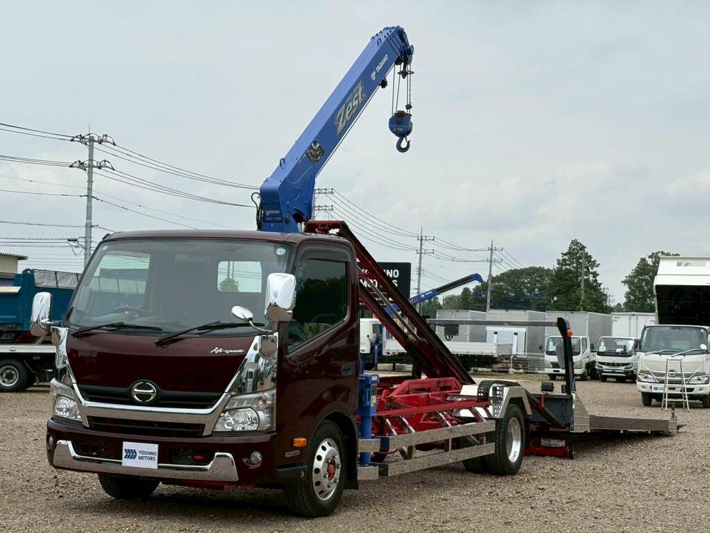 HINO Dutro Safety Loader (With 4 Steps Of Cranes) TDG-XZU730M 2016 93,000km_1