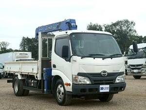 HINO Dutro Truck (With 3 Steps Of Cranes) TKG-XZU650M 2013 63,000km_1