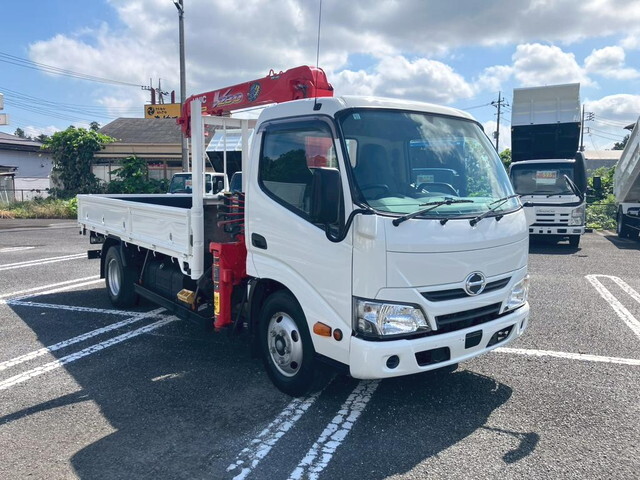 HINO Dutro Truck (With 3 Steps Of Cranes) TKG-XZU650M 2017 55,778km