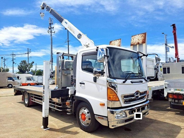 HINO Ranger Self Loader (With 4 Steps Of Cranes) QKG-FJ7JKAG 2013 390,500km
