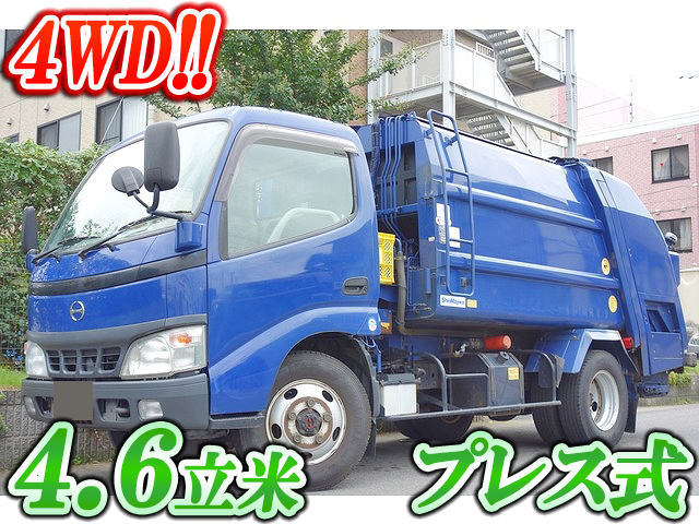 HINO Dutro Garbage Truck PB-XZU378M 2006 151,062km