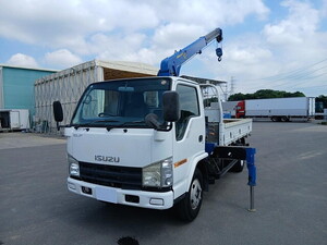 ISUZU Elf Truck (With 3 Steps Of Cranes) BDG-NKR85R 2008 50,307km_1