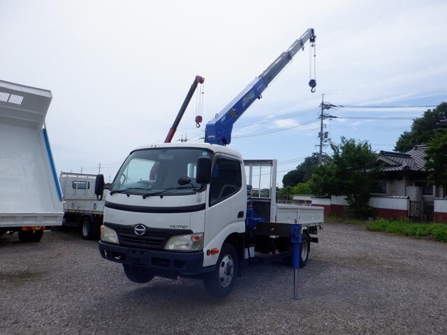 HINO Dutro Truck (With 4 Steps Of Cranes) BKG-XZU344M 2011 90,217km