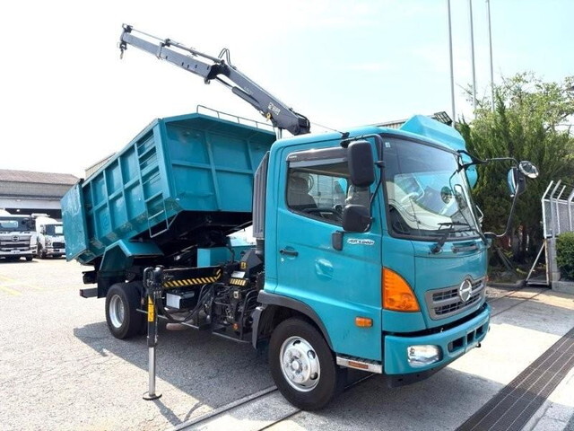 HINO Ranger Dump (With Crane) TKG-FC9JEAP 2015 86,950km